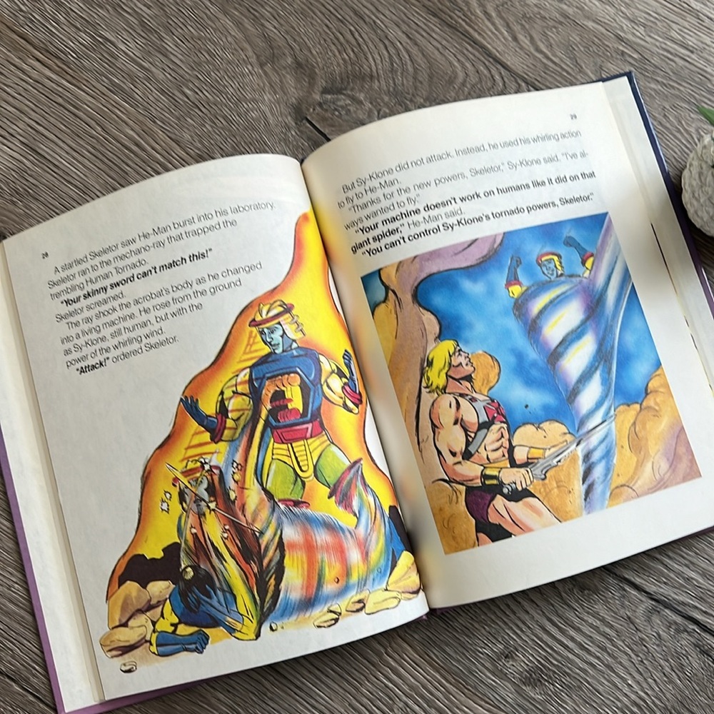 VINTAGE Masters Of The Universe 1985, Golden book I HAVE THE POWER He-Man Mattel - Picture 10 of 14